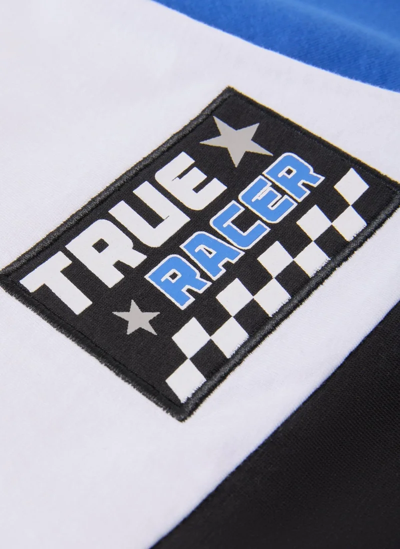 Matalan Boys Black Motorsport Pyjama Set